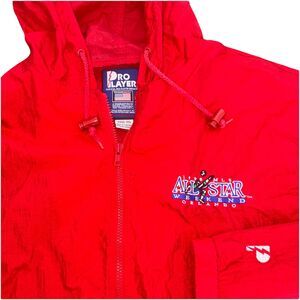 Vtg 1998 MLS All Star Game Pro Player Pull Over Windbreaker Jacket Soccer Sz XXL